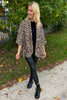 Aveline Leopard Print Jacket Nutmeg