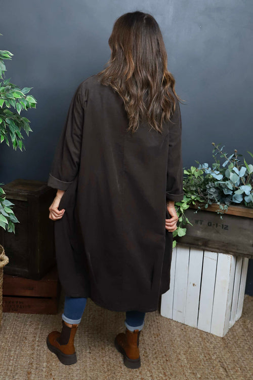 Lacinda Needlecord Jacket Cocoa - Image 4