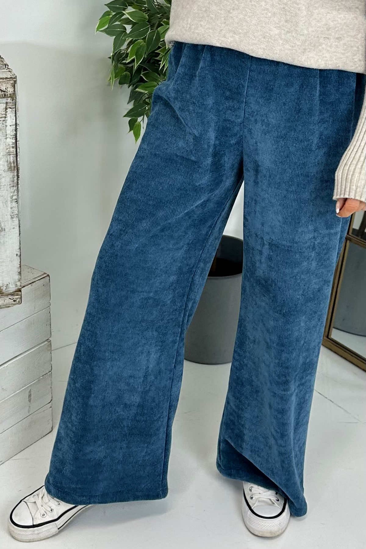 Sevanna Wide Leg Trouser Blue