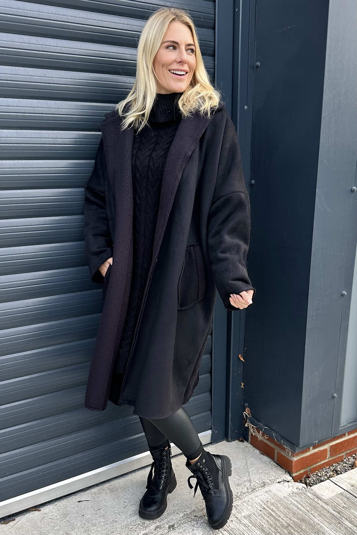 Roxy Coat Black