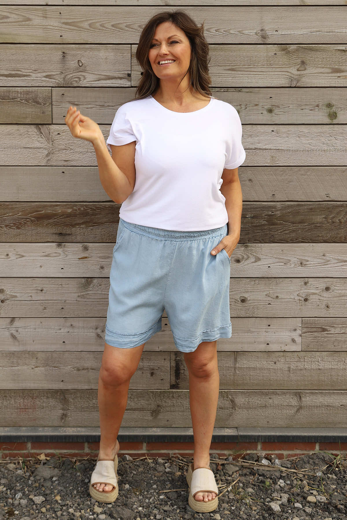 Rosemary Denim Shorts Light Denim