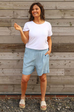 Rosemary Denim Shorts Light Denim Light Denim - Rosemary Denim Shorts Light Denim