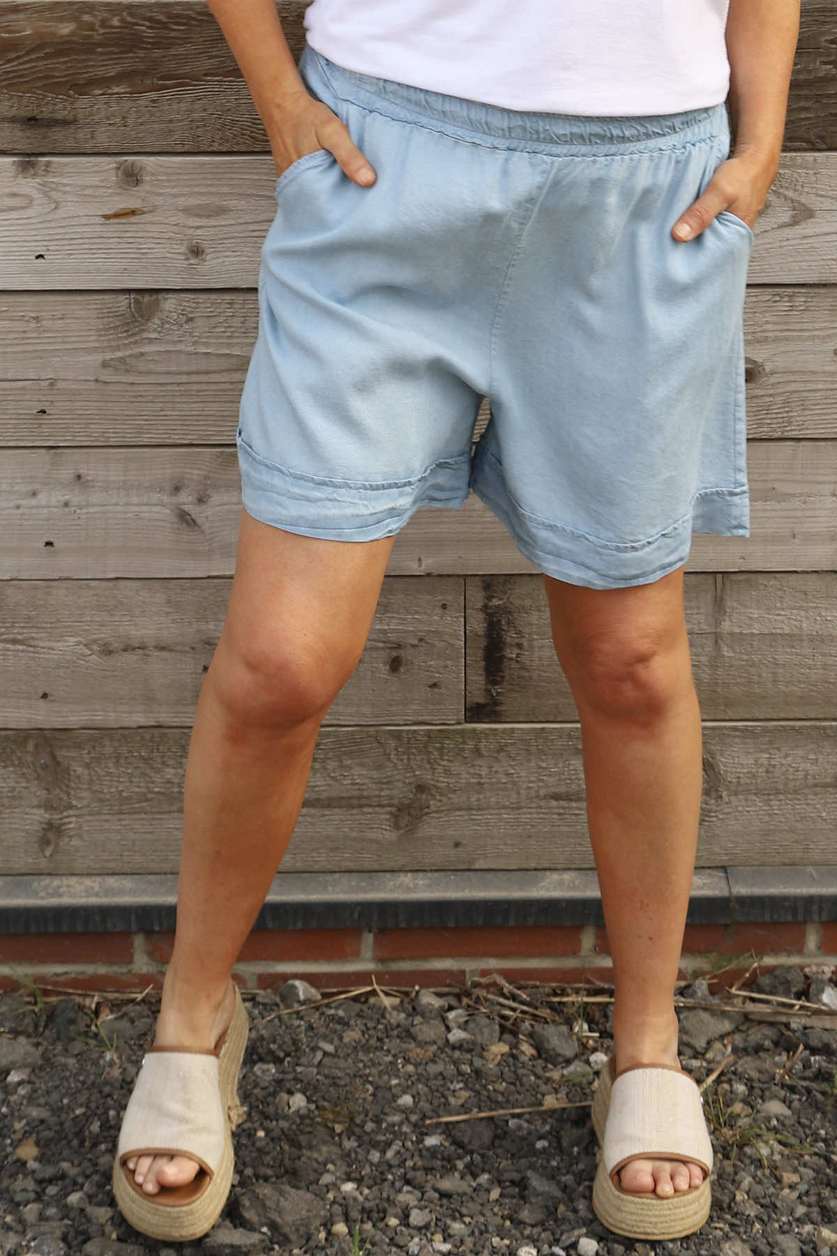 Rosemary Denim Shorts Light Denim