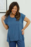 Catrin Top Blue