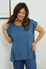 Catrin Top Blue