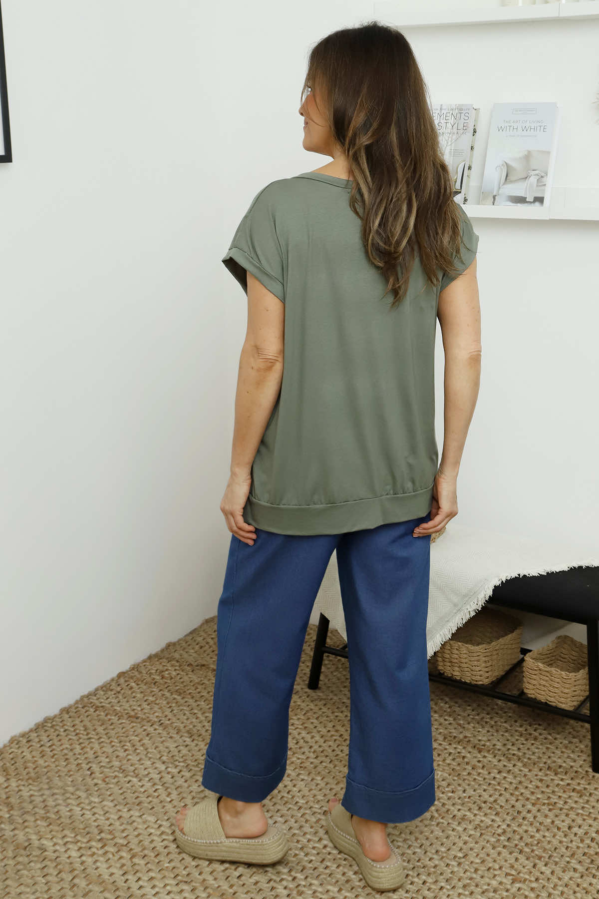 Catrin Top Khaki