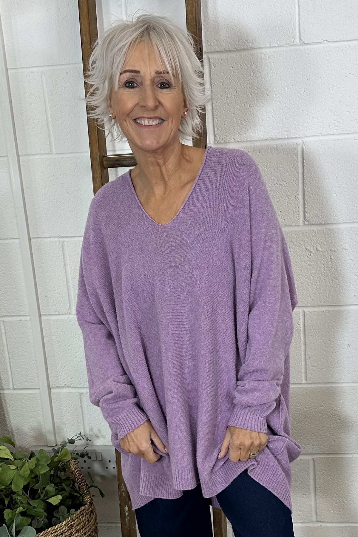 Madelyn Knitted Jumper Lilac