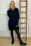 Blair Quarter Zip Knitted Tunic Navy