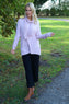 Santana Knitted Scarf Top Pink