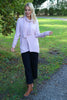 Santana Knitted Scarf Top Pink