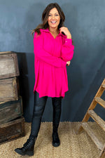 Eleanor Blouse Fuchsia Fuchsia - Eleanor Blouse Fuchsia