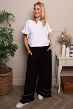 Kiki Trousers Black Black - Kiki Trousers Black