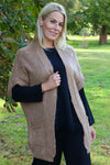 Quinn Knitted Cardigan Camel