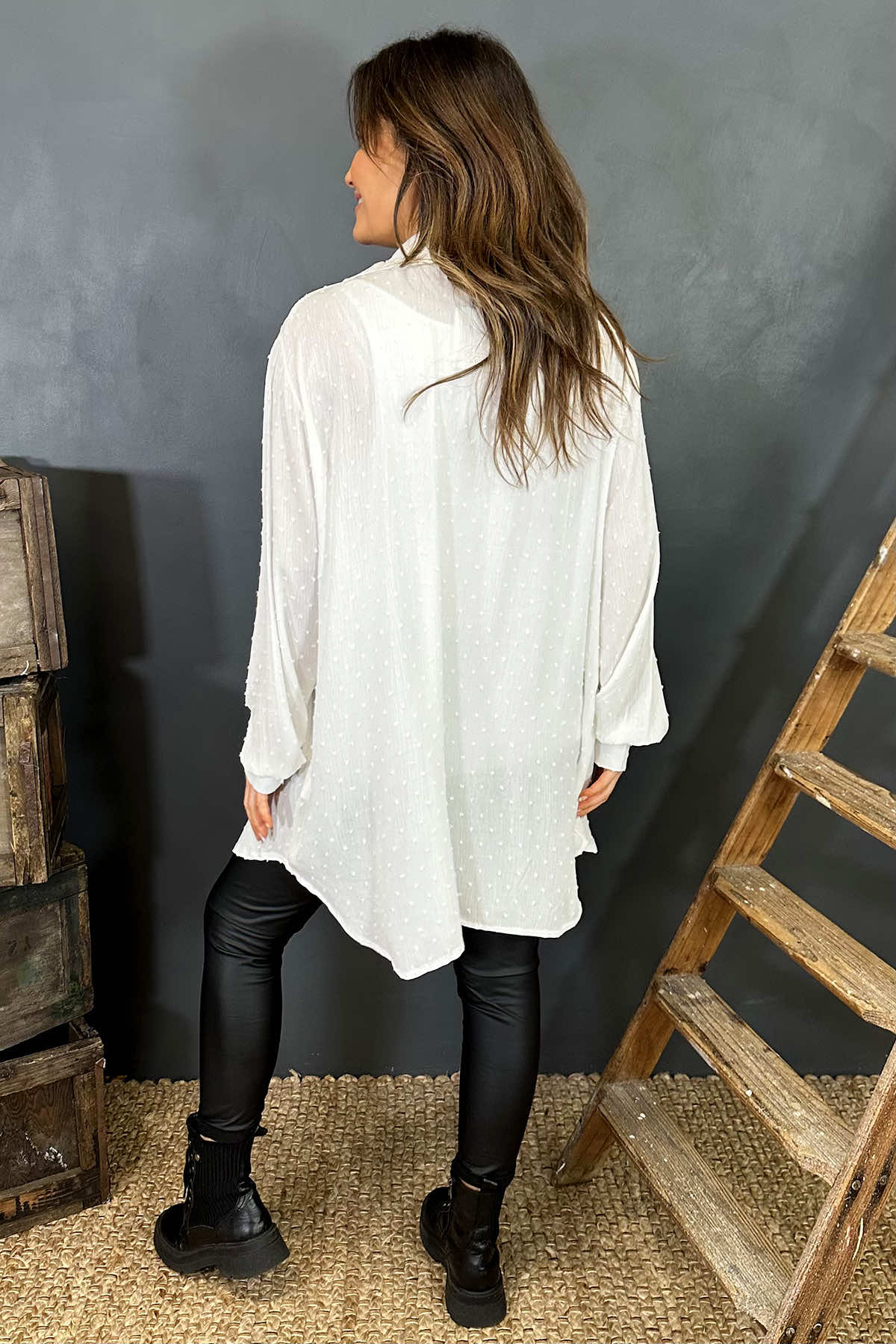 Eleanor Blouse White