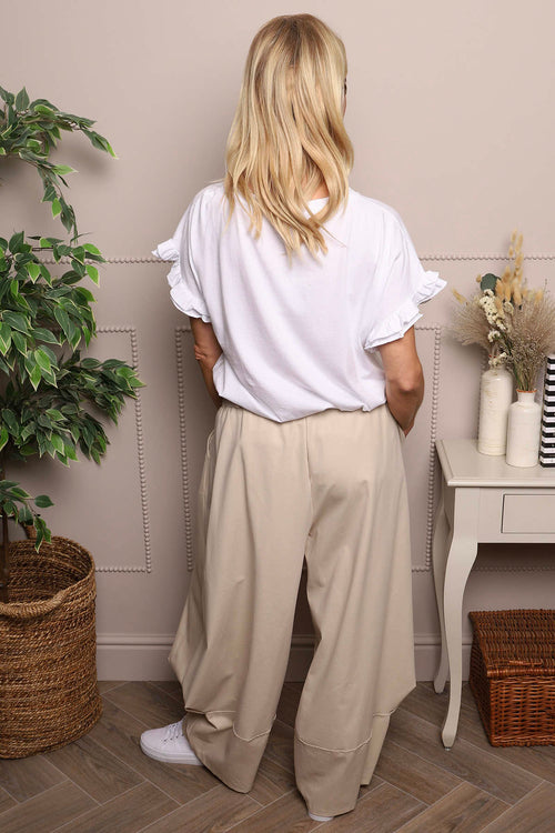 Nanine Cotton Trousers Stone - Image 4
