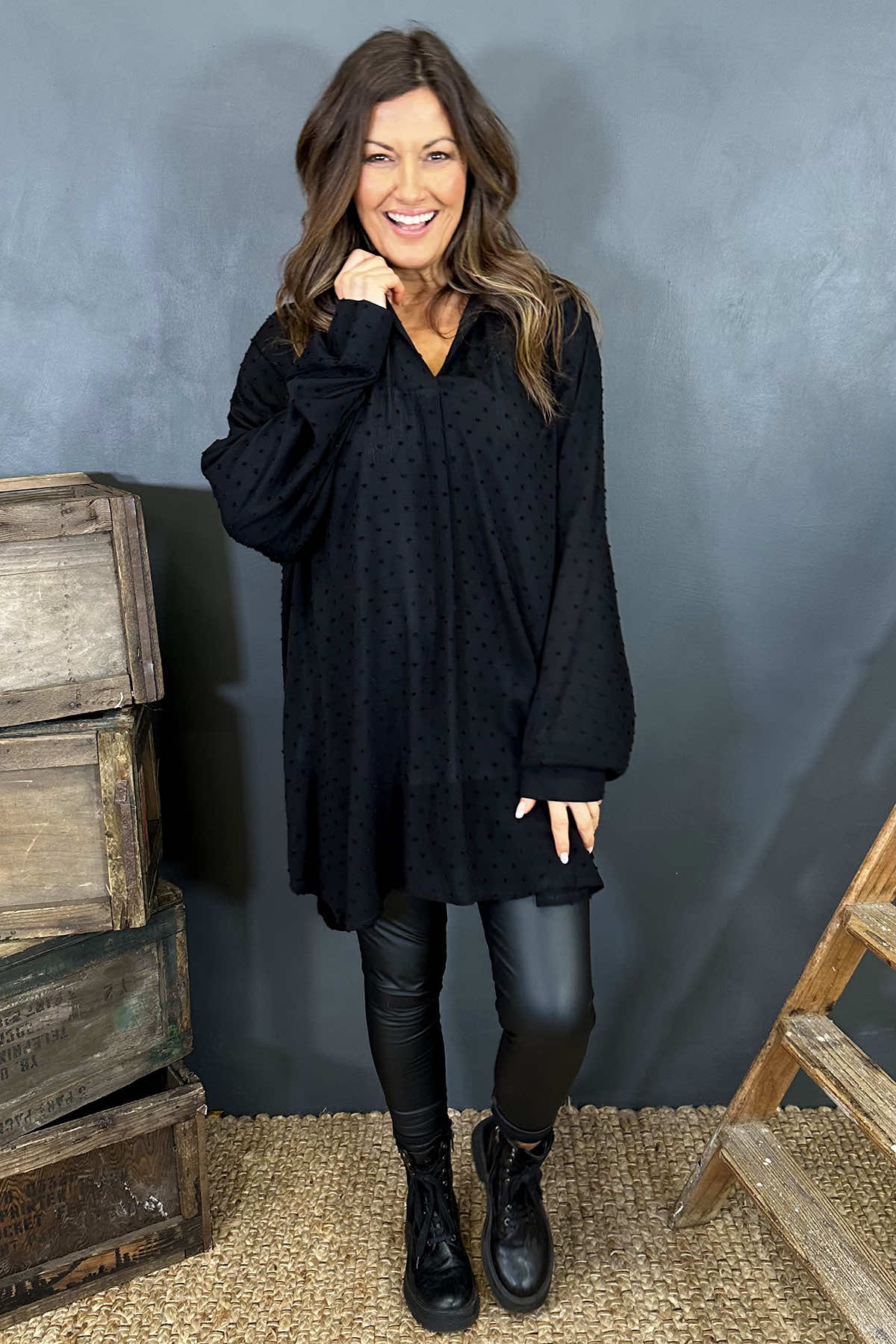 Eleanor Blouse Black