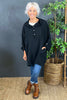 Leyla Pocket Hooded Top Black