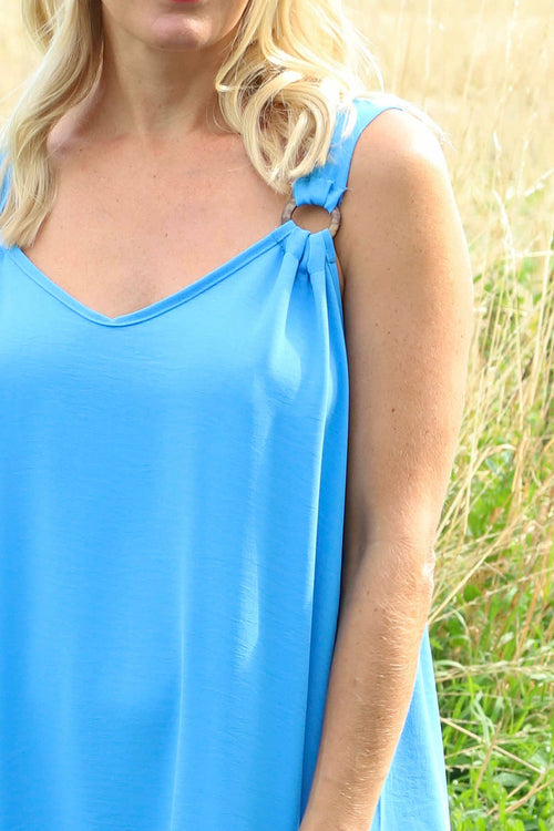 Fiona Strap Dress Kingfisher - Image 3