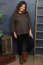 Bradley Linen Top Cocoa Cocoa - Bradley Linen Top Cocoa