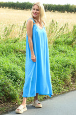 Fiona Strap Dress Kingfisher Kingfisher - Fiona Strap Dress Kingfisher
