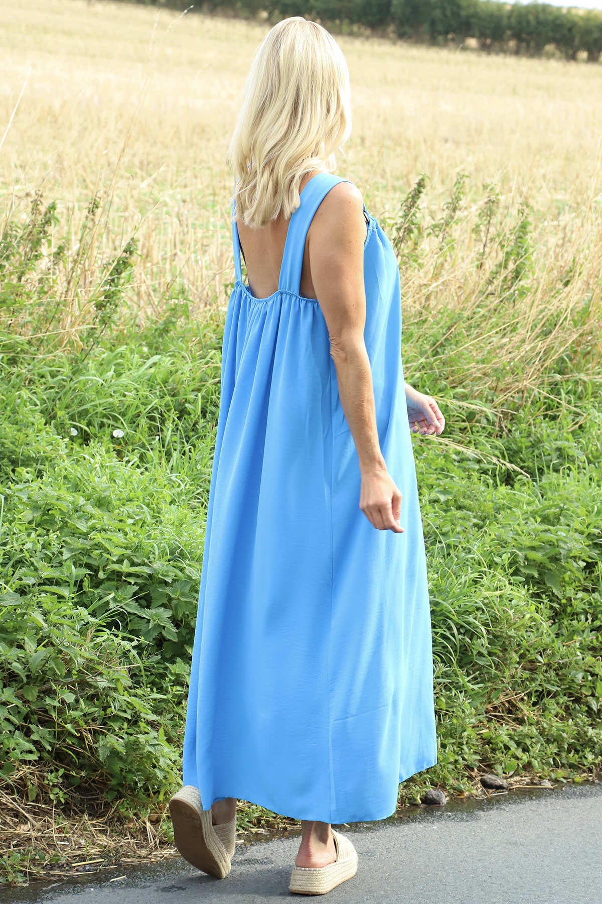 Fiona Strap Dress Kingfisher