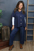Sabella Linen Shirt Navy