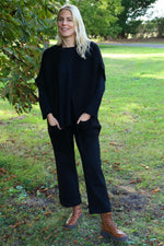 Quinn Knitted Cardigan Black Black - Quinn Knitted Cardigan Black