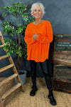 Fallon Knitted Top Orange