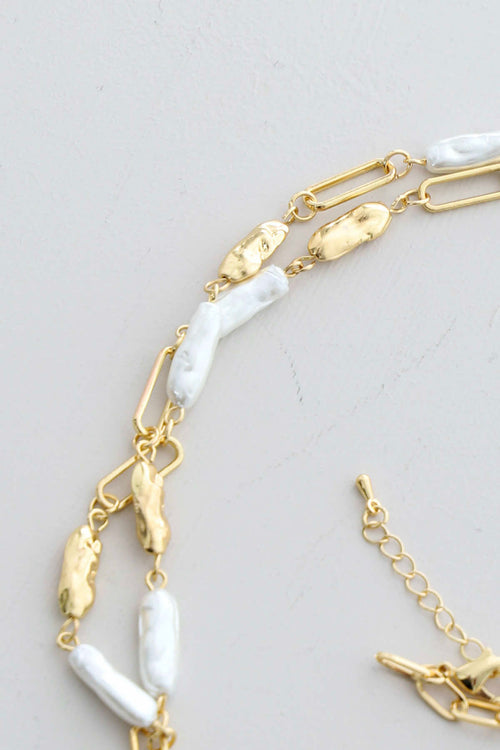 Janelle Necklace Gold - Image 4