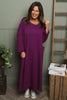 Penny Cotton Dress Berry
