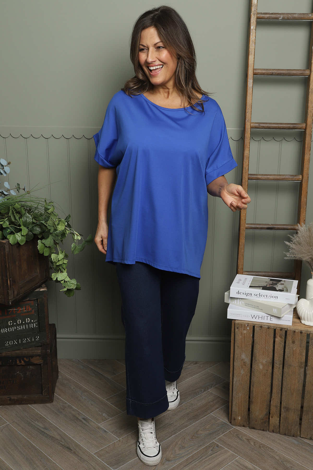 Patti Top Cobalt