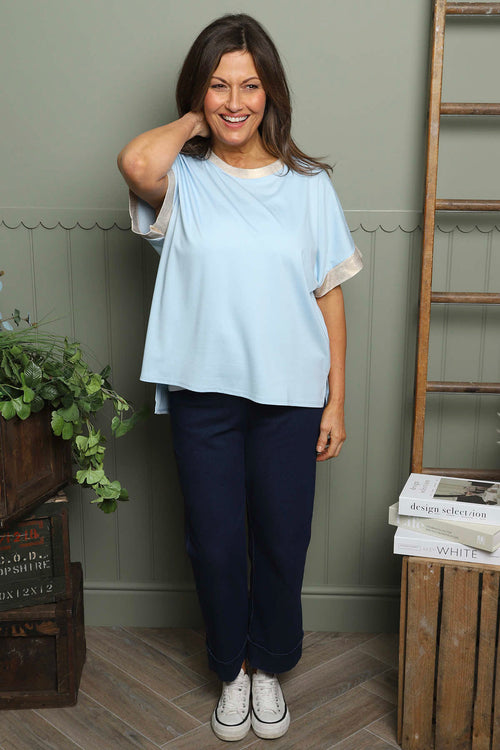 Delma Top Light Blue - Image 1
