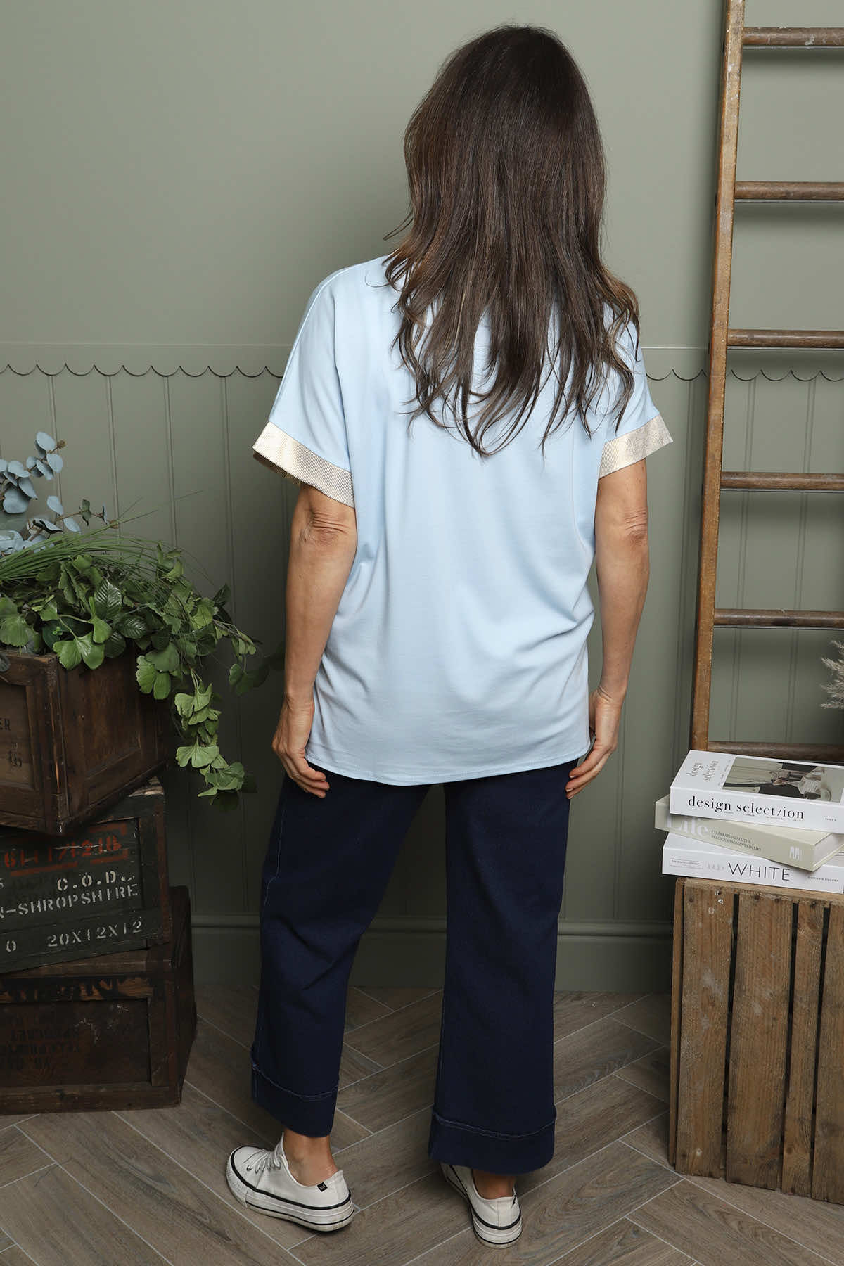 Delma Top Light Blue