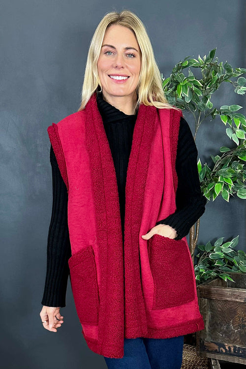 Jolanda Gilet Red - Image 3