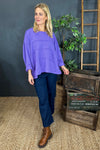 Carmela Cotton Top Purple