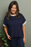 Delma Top Navy