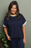Delma Top Navy