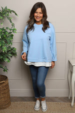 Stacey Top Powder Blue Powder Blue - Stacey Top Powder Blue