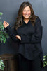 Natalie Cotton Shirt Black