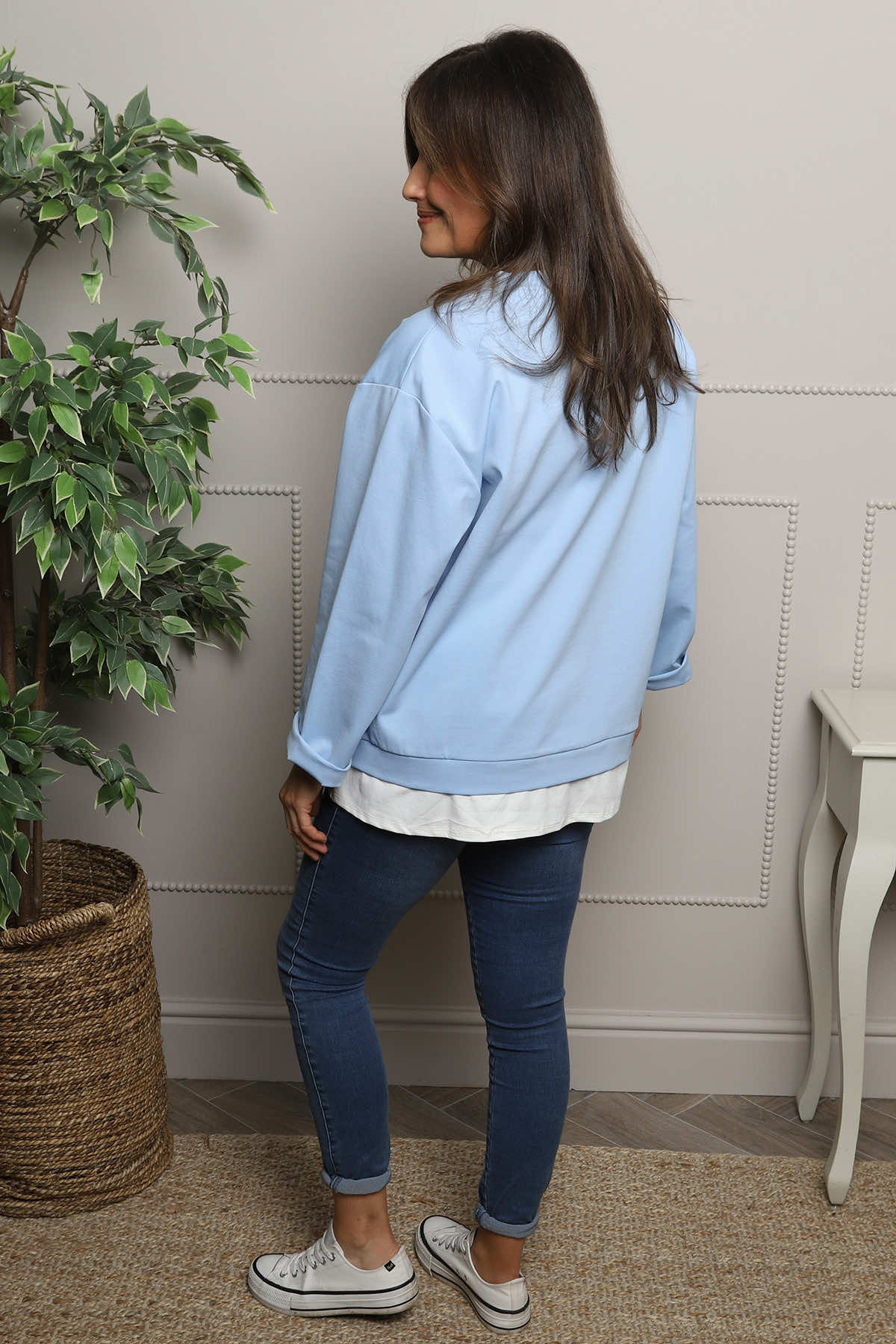 Stacey Top Powder Blue