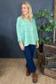 Carmela Cotton Top Sage Green