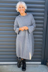 Natalia Knitted Dress Mid Grey