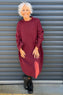 Natalia Knitted Dress Wine