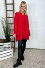 Dorota Shirt Tunic Red Red - Dorota Shirt Tunic Red