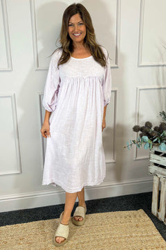 Morianna Cotton Dress Lilac