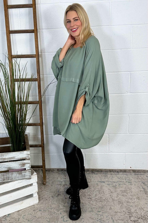 Angelica Oversized Top Khaki - Image 3