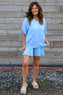 Stellina Frill Shorts Powder Blue