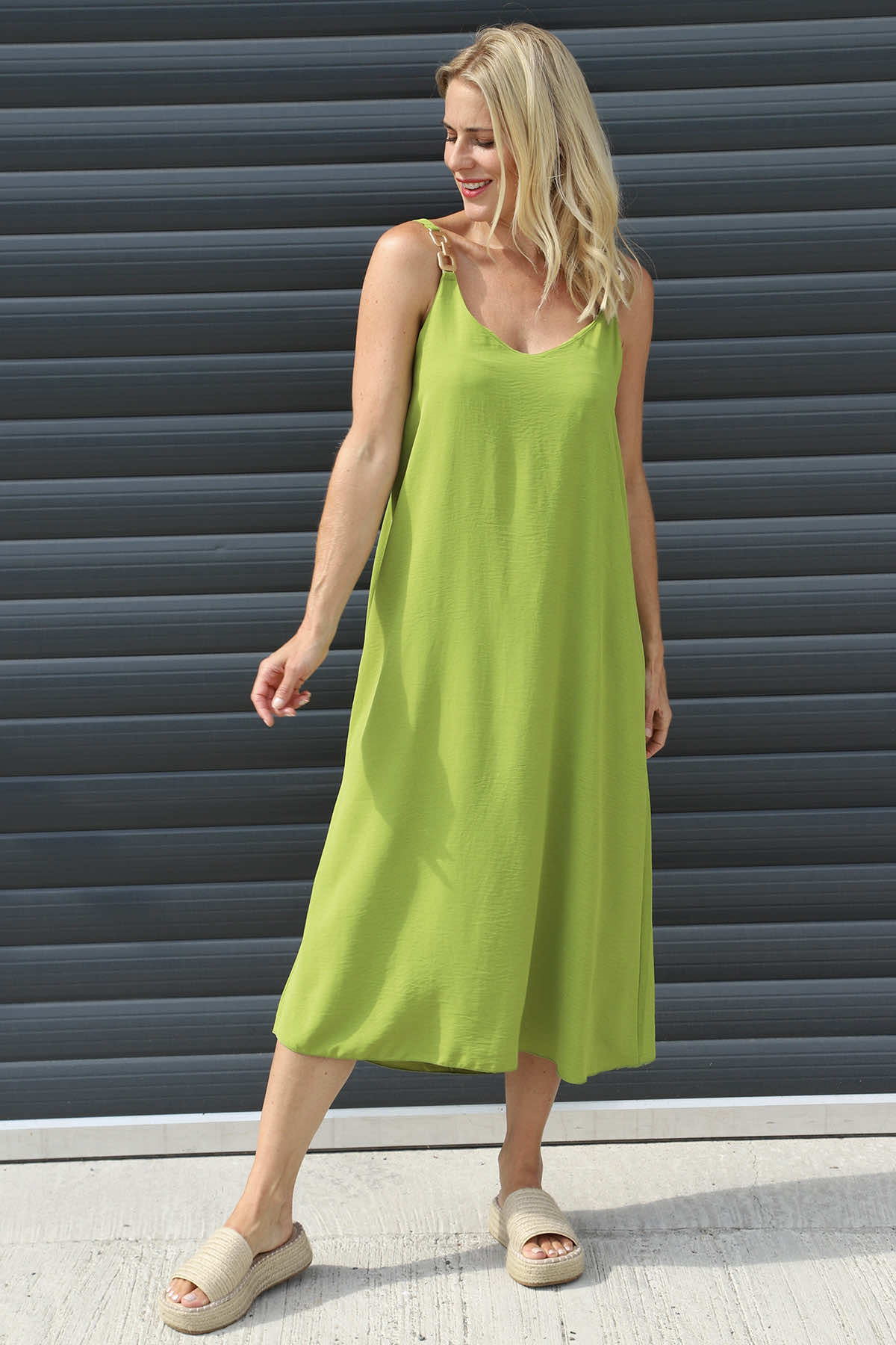 Made In Italy Camille Strap Dress