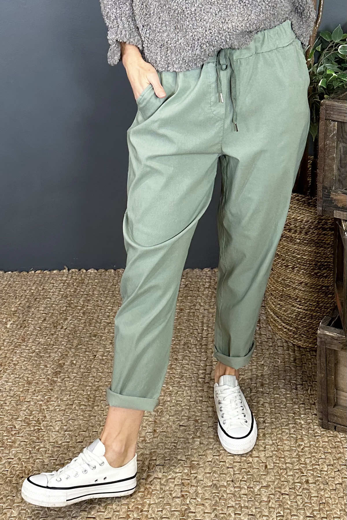 Vesper Trousers Sage Green