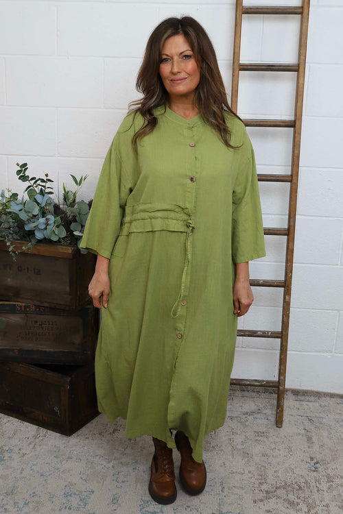 knee length dresses for ladies Linen Dresses UK | Lagenlook Linen | Plus Size main image 0